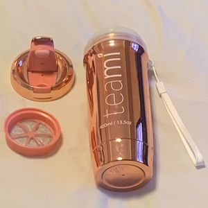 Teami Blends Tea Tumbler - 13.5oz/400ml Rose Gold